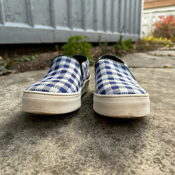 Celine Slip On Checked Shoes, size 37 - Picture 2 of 14